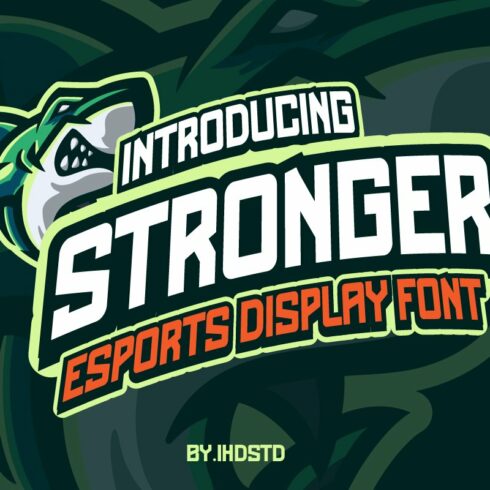 Stronger Esports Ttypeface cover image.