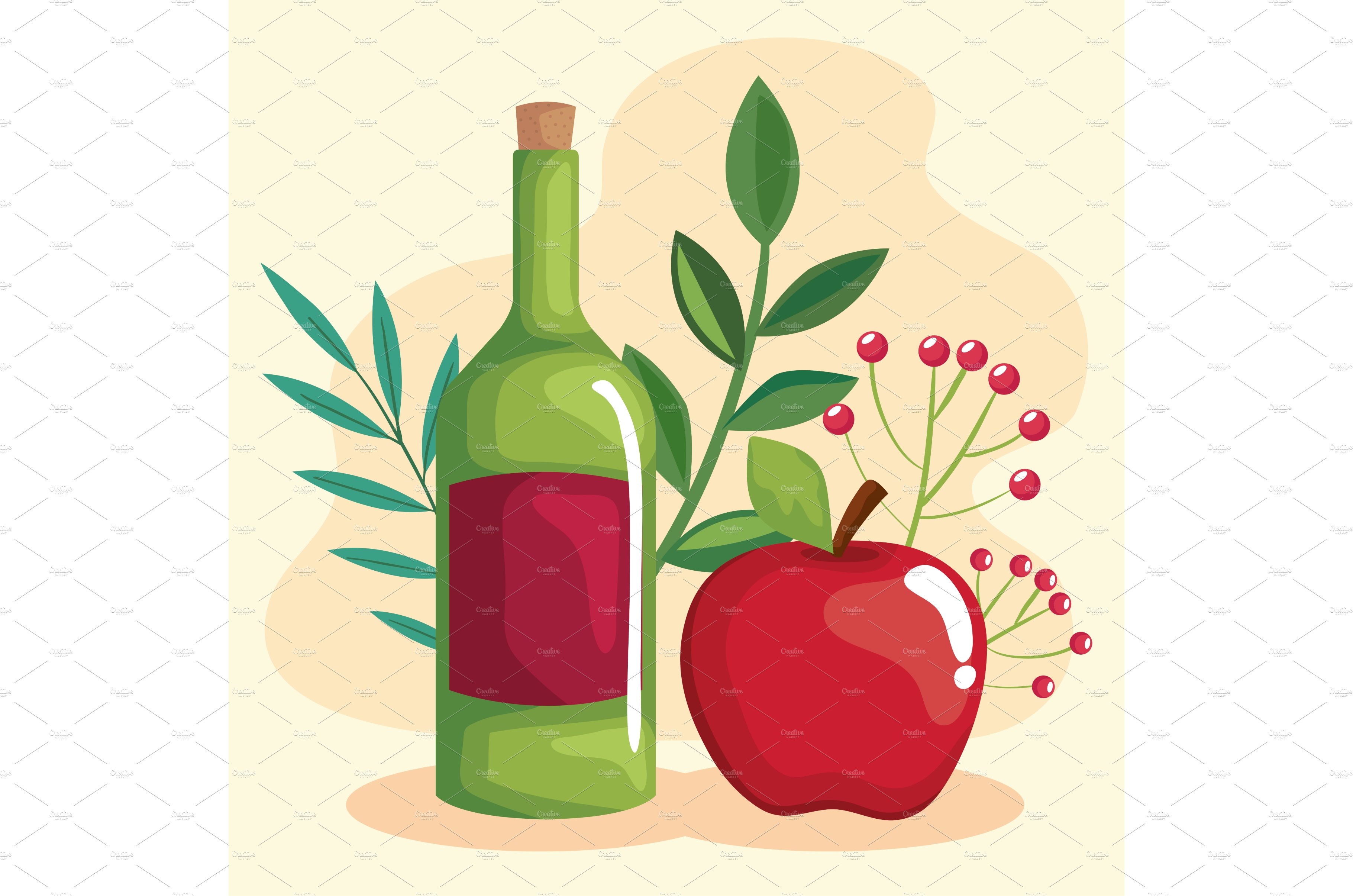 wine with apple cover image.