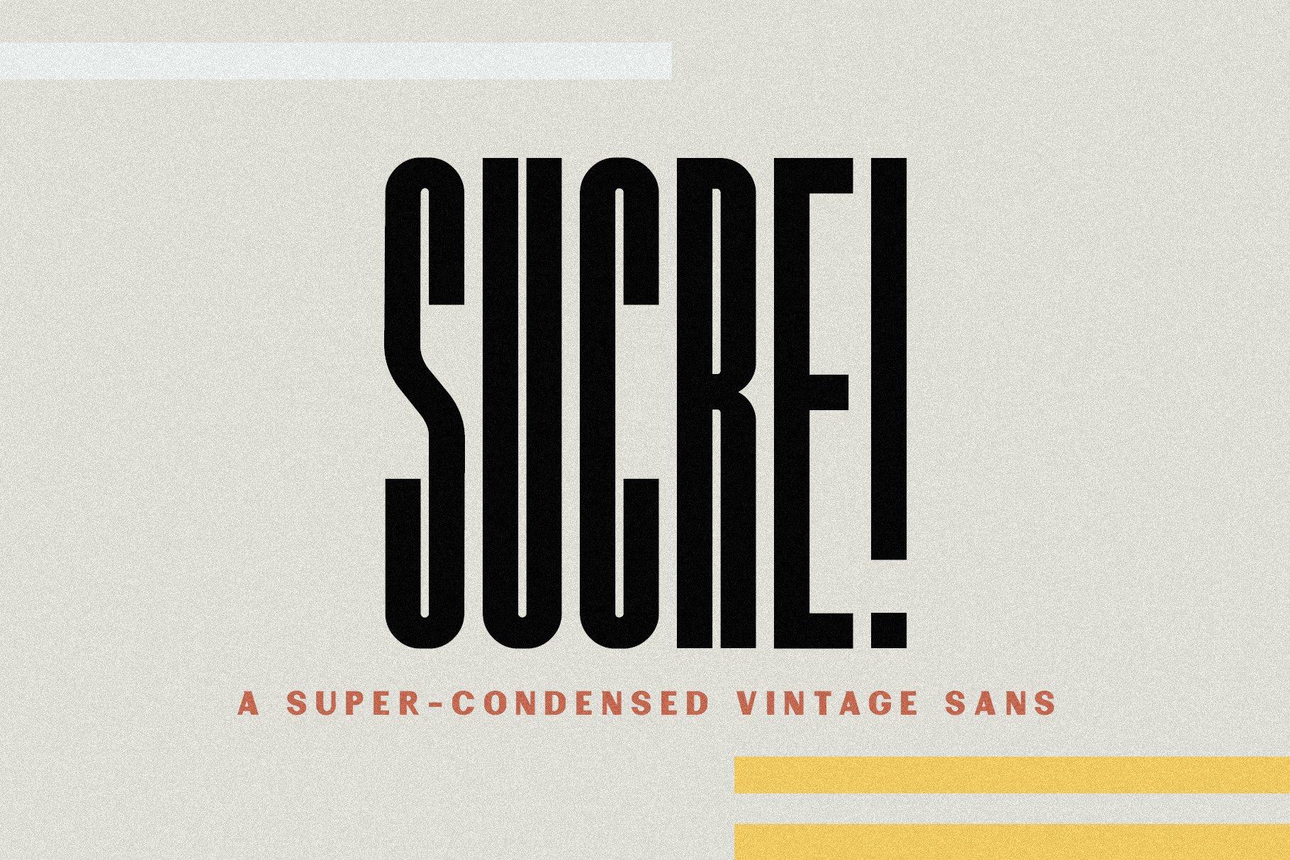 Sucre | Vintage Condensed Sans cover image.