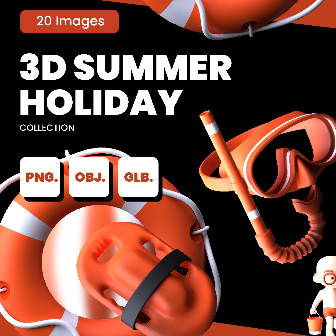 3d summer holiday preview image.