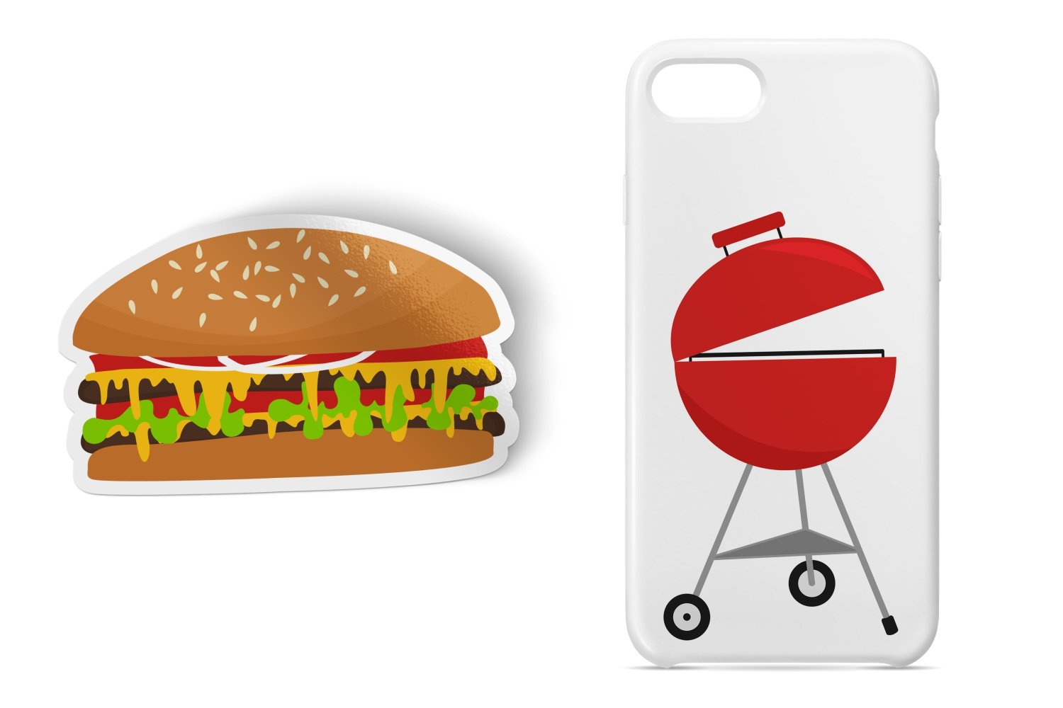 Summer BBQ Clipart preview image.