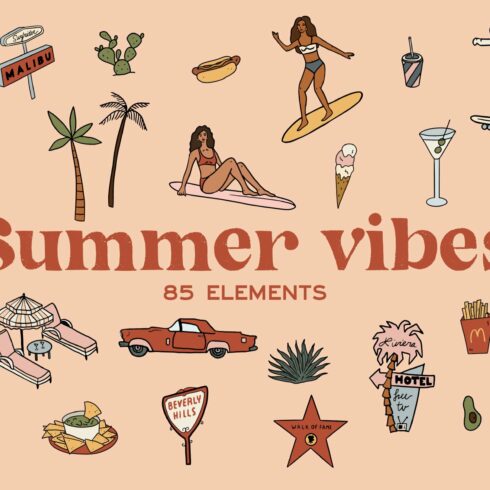 Summer vibes bundle cover image.