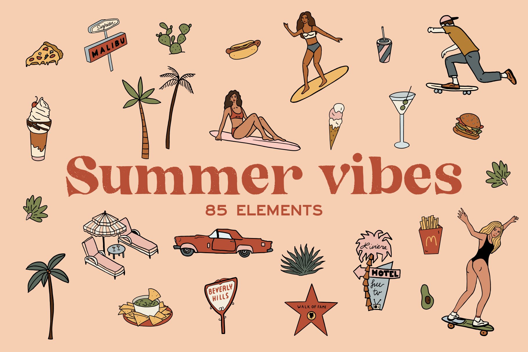 Summer vibes bundle cover image.