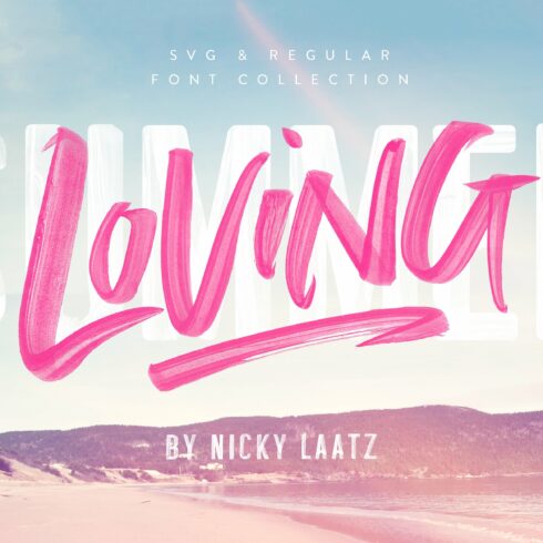 Summer Loving Font Collection cover image.