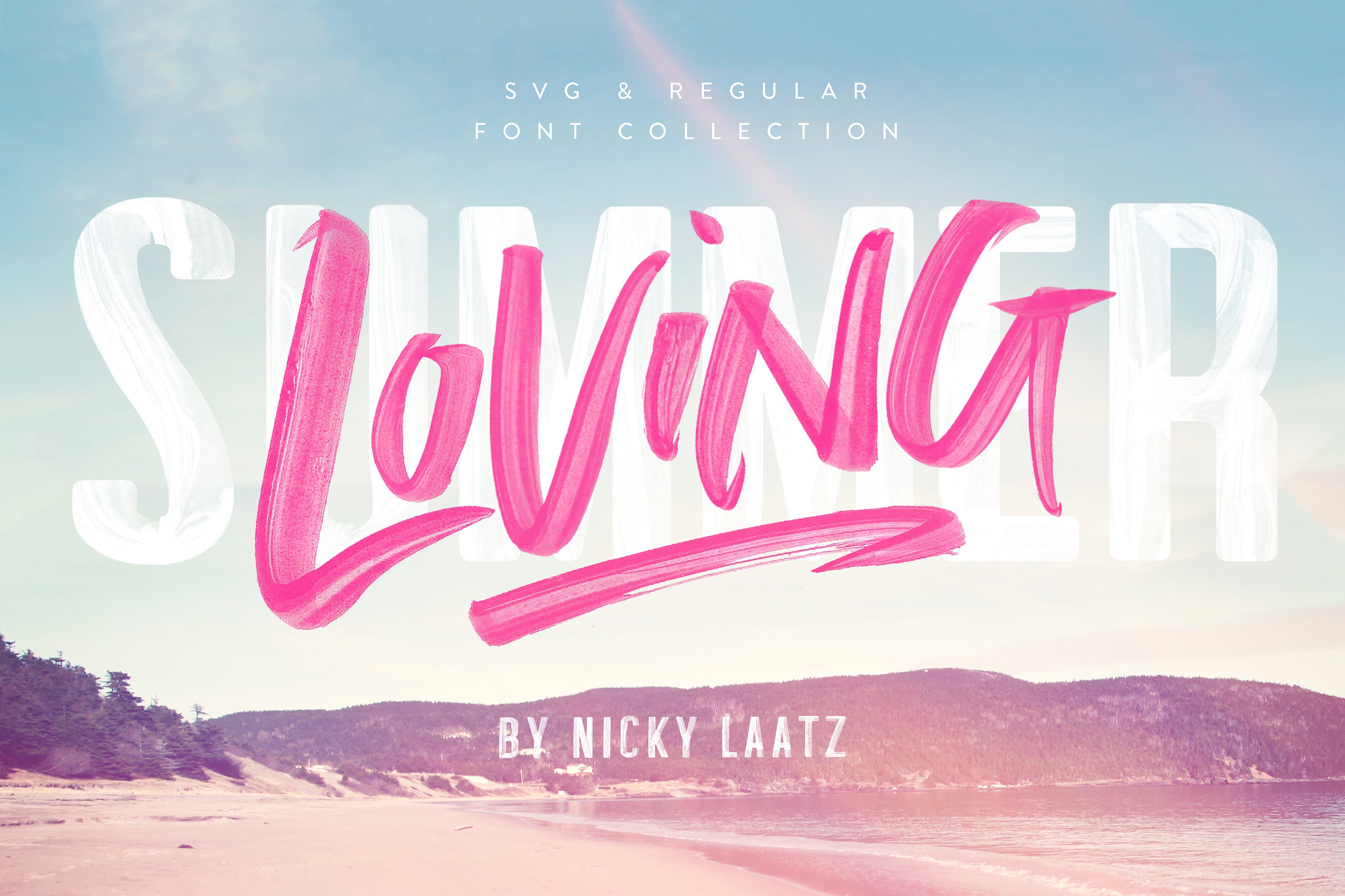 Summer Loving Font Collection cover image.