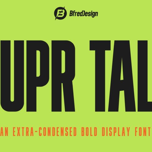 Extra Condensed Bold Display Font cover image.