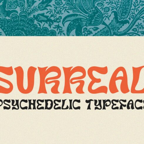 Surreal - 1960s Psychedelic Typeface cover image.