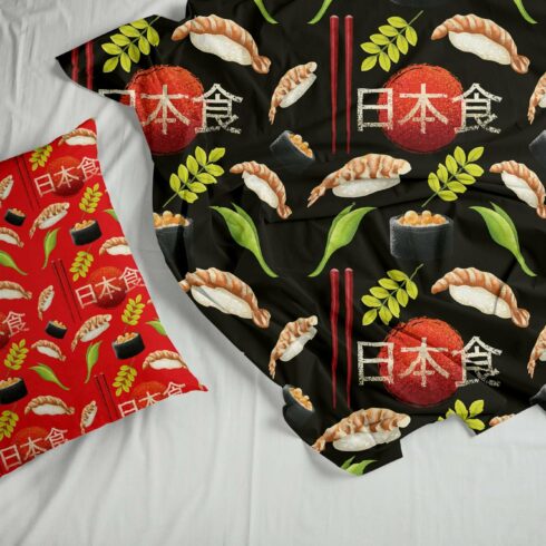 Japanese Food Seamless Pattern cover image.
