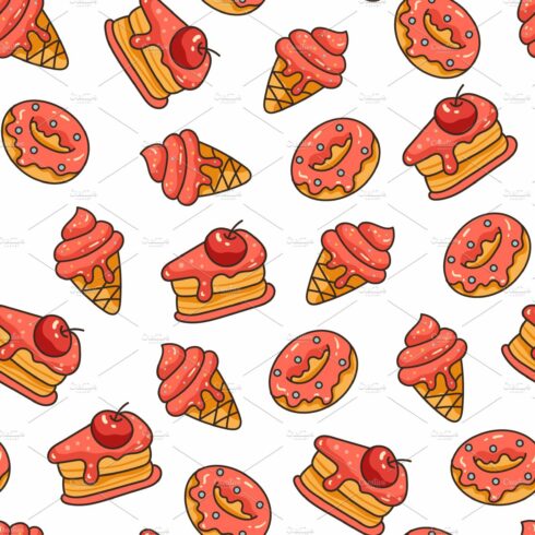 Bakery seamless pattern cover image.