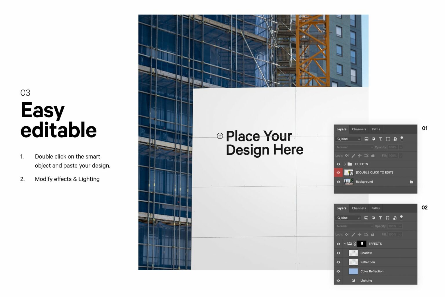 4x Construction Mockup Bundle Vol2   MasterBundles