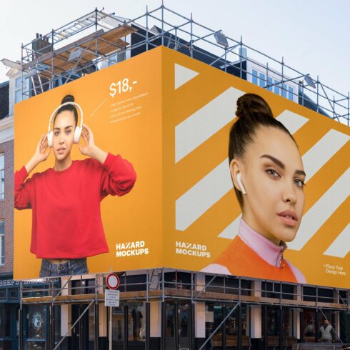 Double City Billboard Mockup cover image.