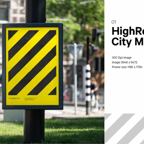 City Poster Mockup cover image.