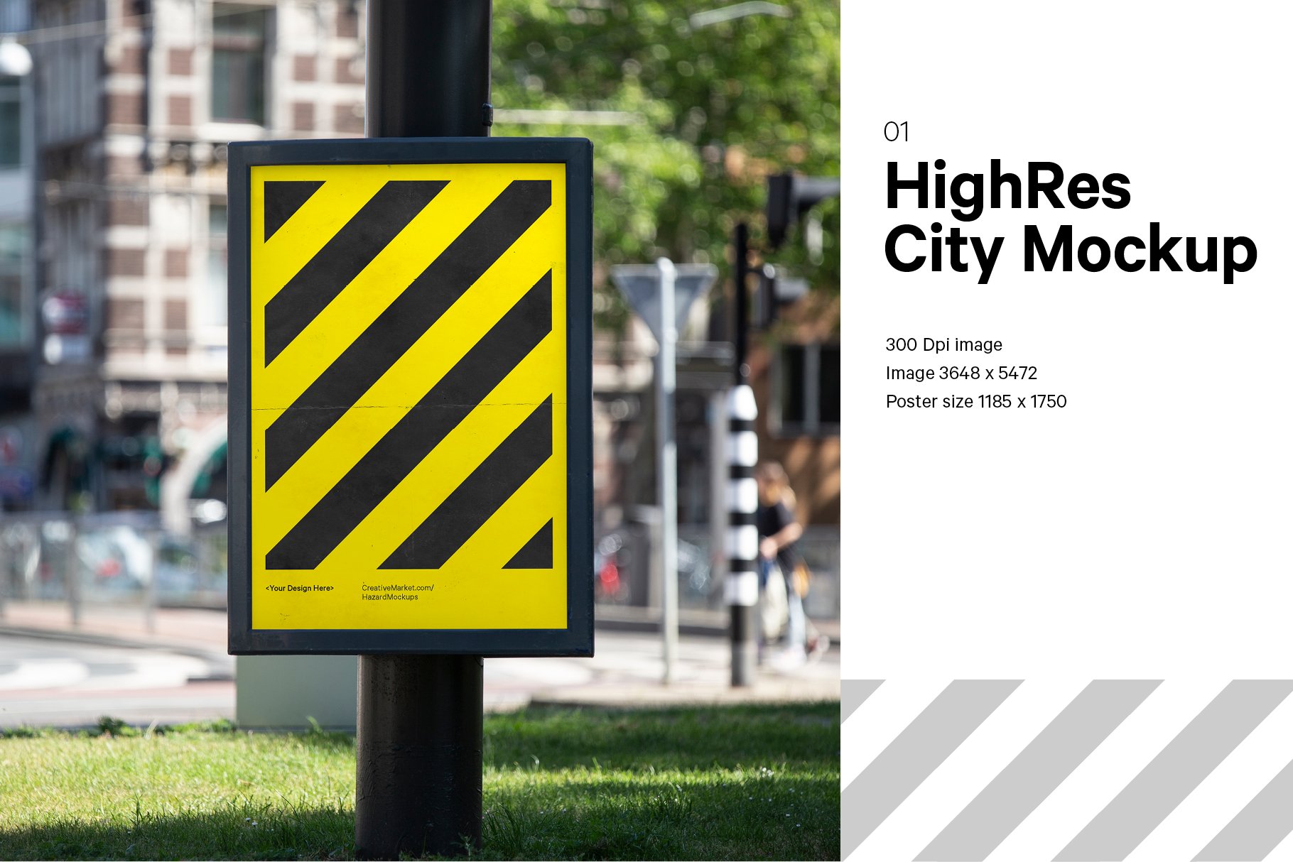 City Poster Mockup cover image.