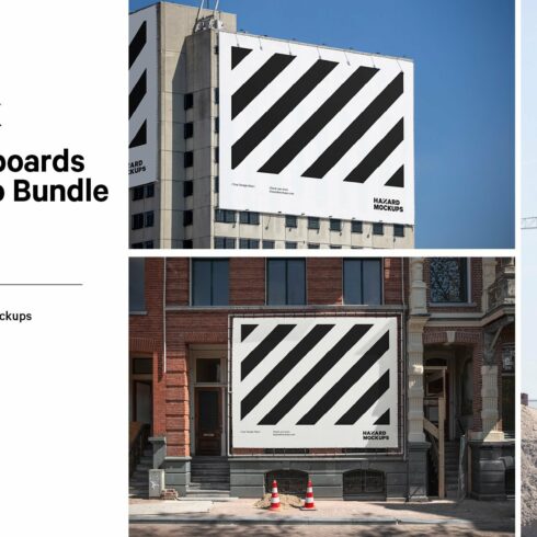 8x Big Construction Billboard Bundle cover image.