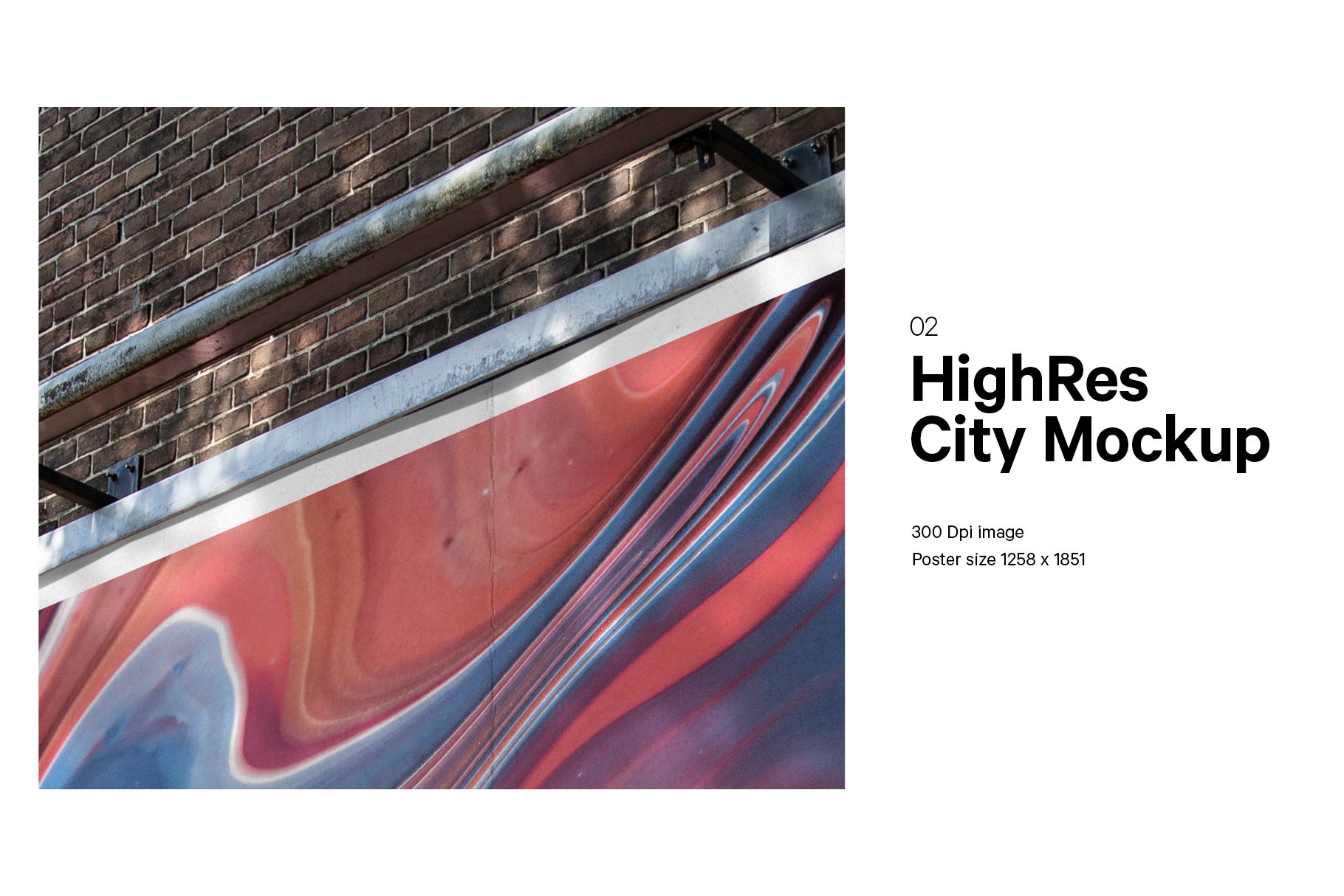 City Billboard Banner Mockup preview image.