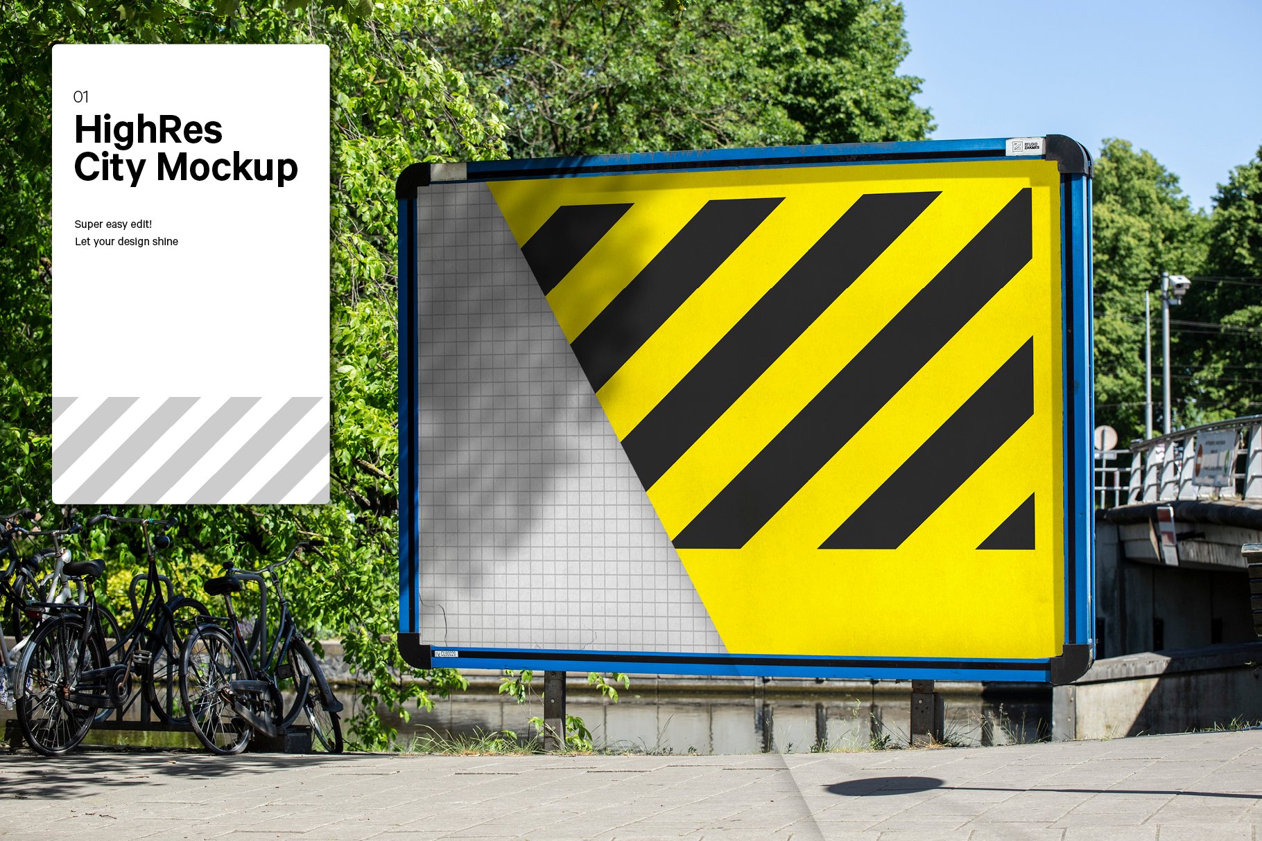 Urban Billboard Banner Mockup cover image.