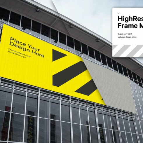 City Frame Banner Mockup cover image.