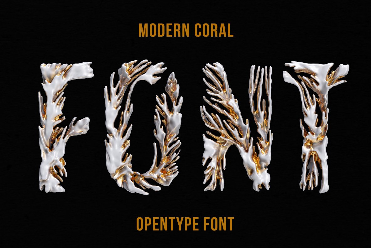 Modern Coral Font cover image.