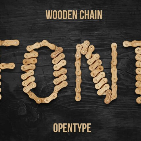 Wooden Chain Font cover image.