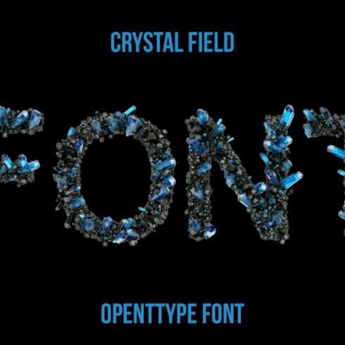Crystal Field Font cover image.