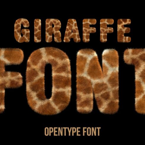 Giraffe Font cover image.