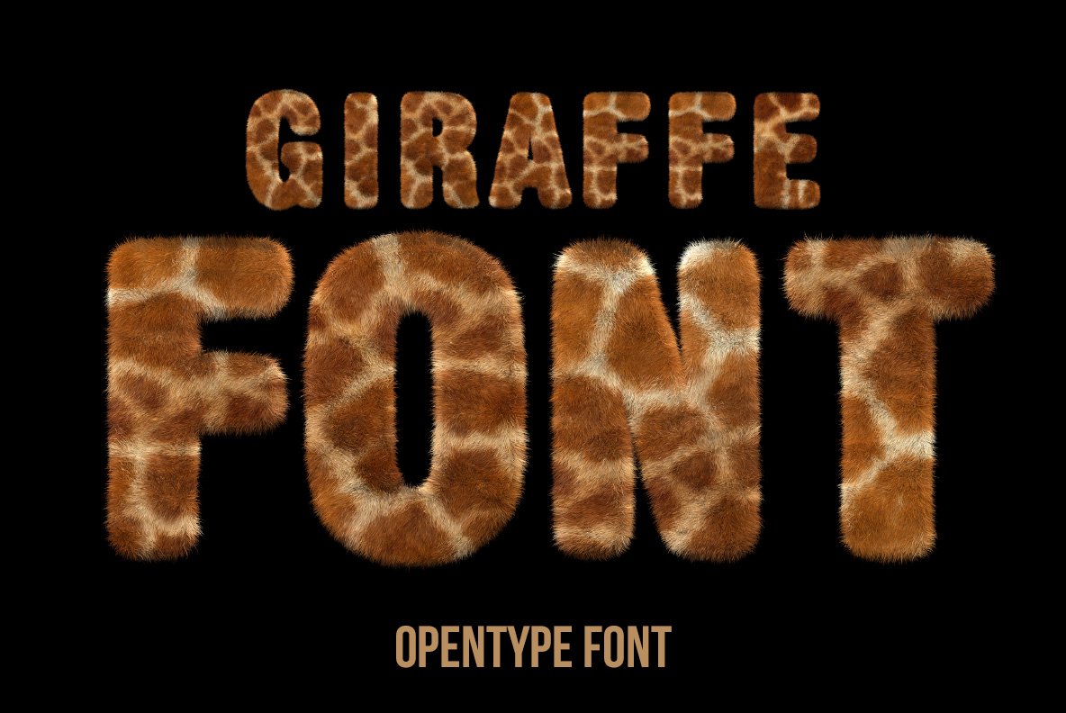 Giraffe Font cover image.