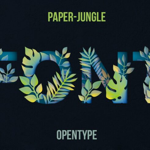 Paper Jungle Font cover image.