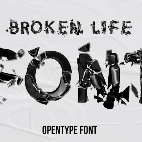 Broken Life Font cover image.