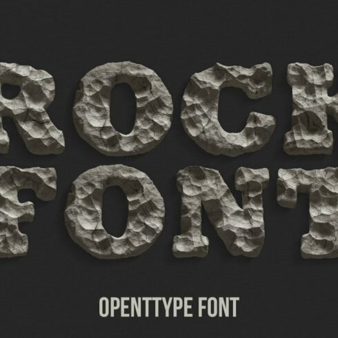 Rock Font cover image.