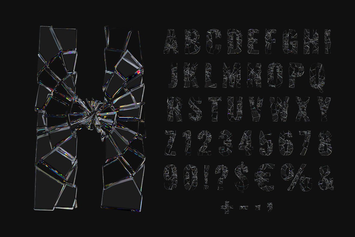 The Broken Font preview image.