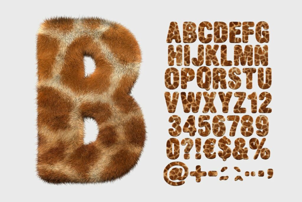 Giraffe Font MasterBundles