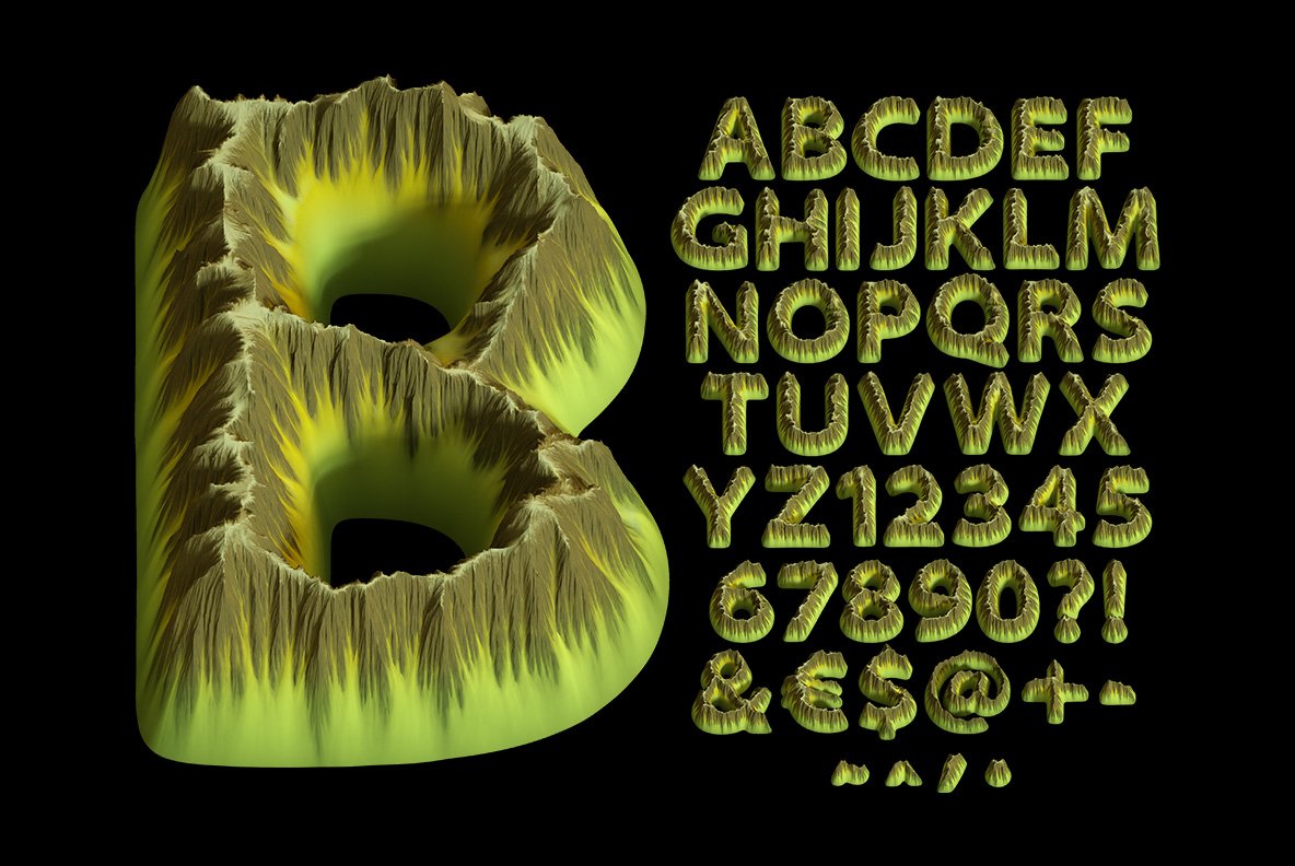 Island Font preview image.
