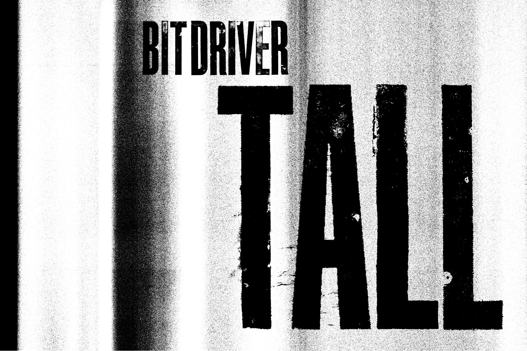 Bitdriver TALL - OpenType SVG Font cover image.