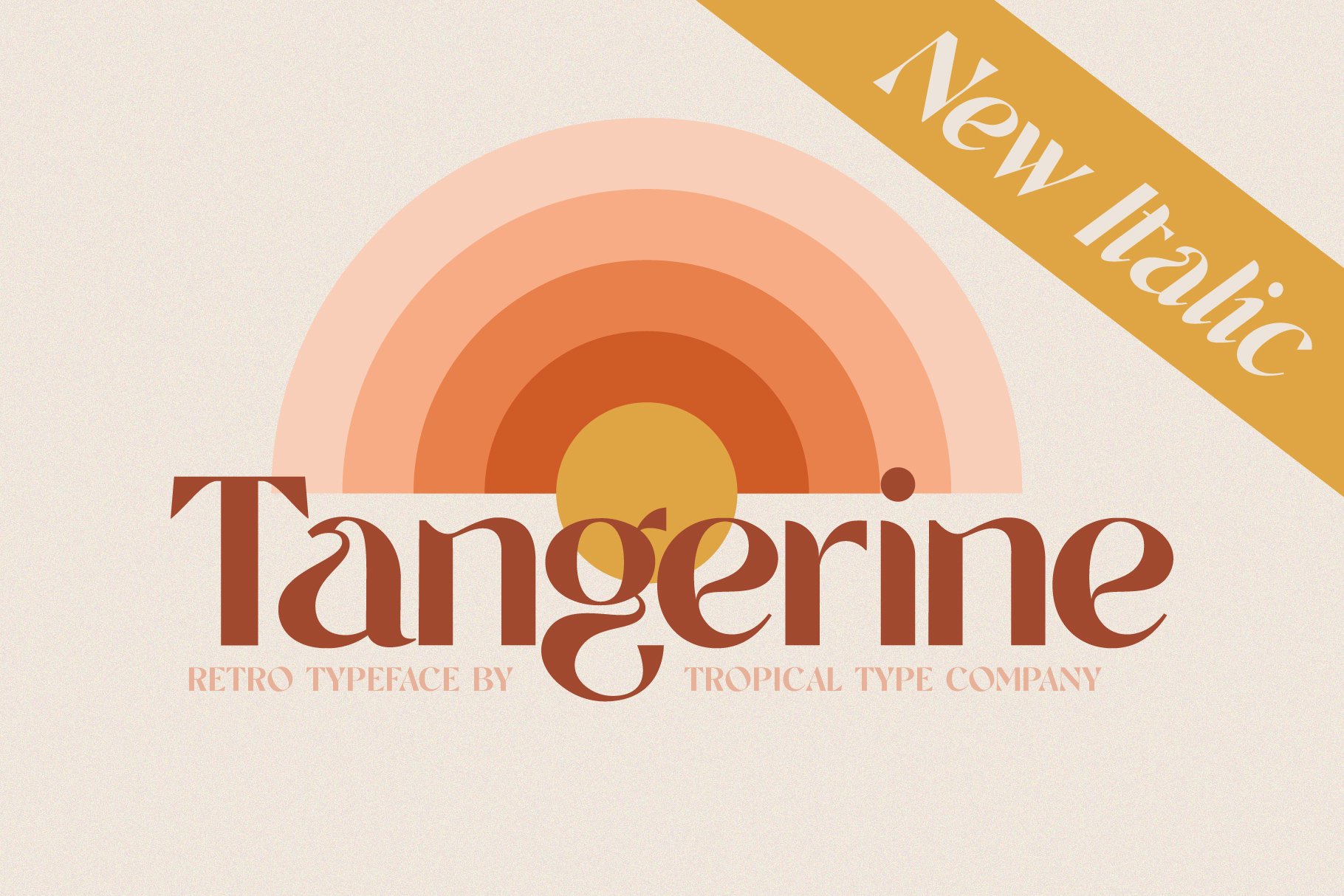 Tangerine - Retro Font cover image.