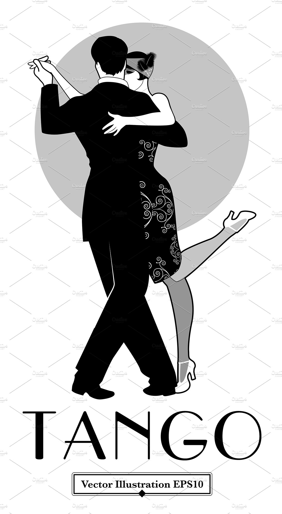 Tango Poster Retro Style preview image.