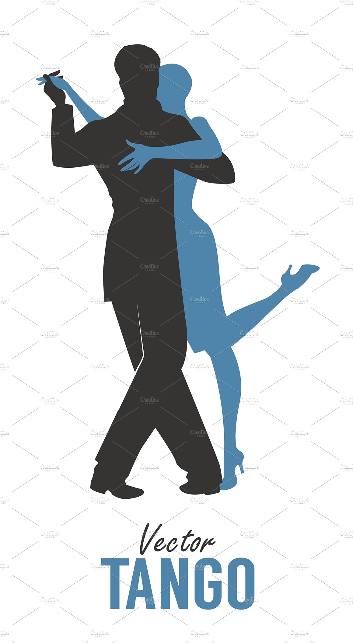Three couples dancing tango preview image.