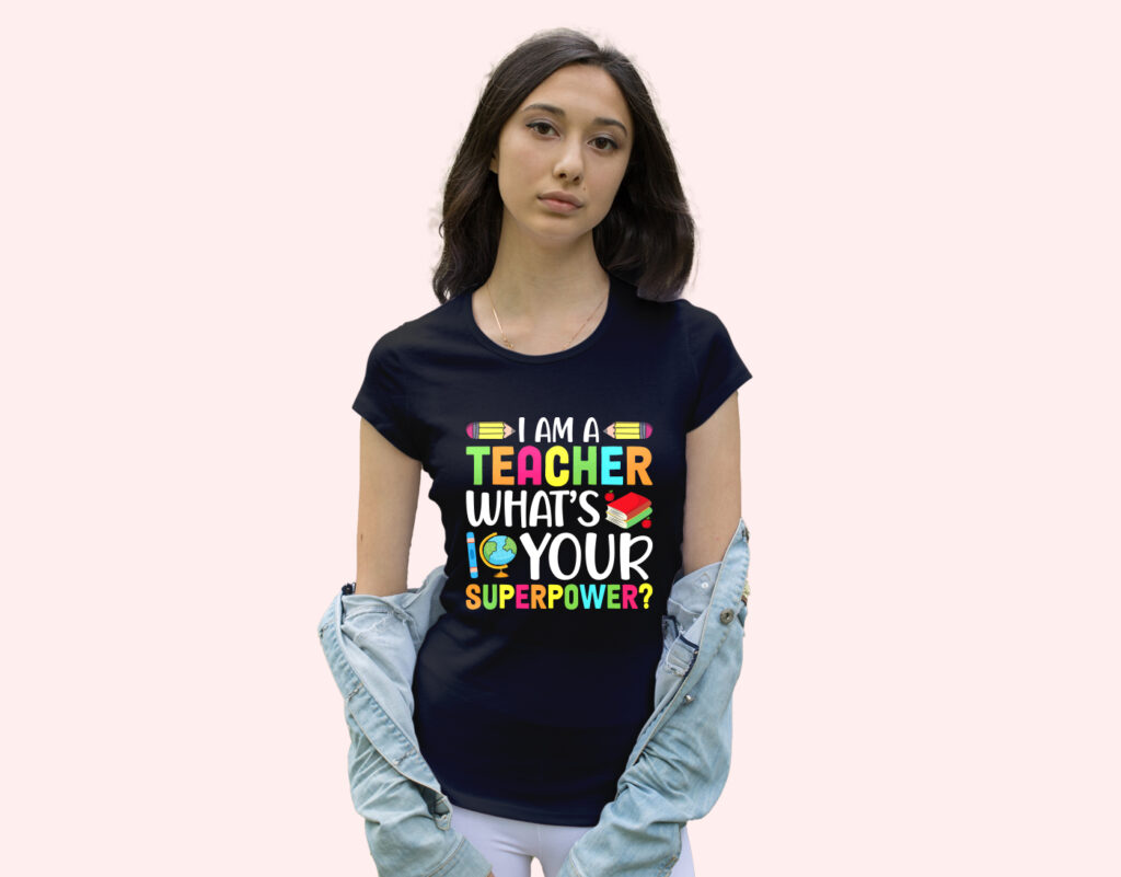 4 Teacher s day typography bundle t-shirt Design Vector Template ...