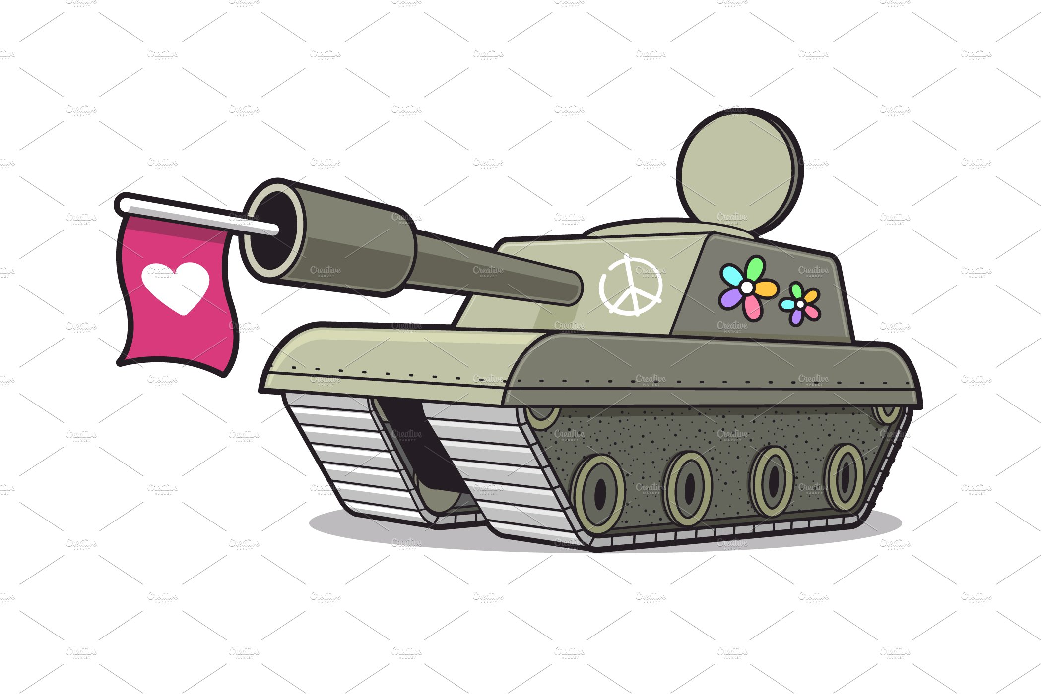 Peace and Love Tank cover image.