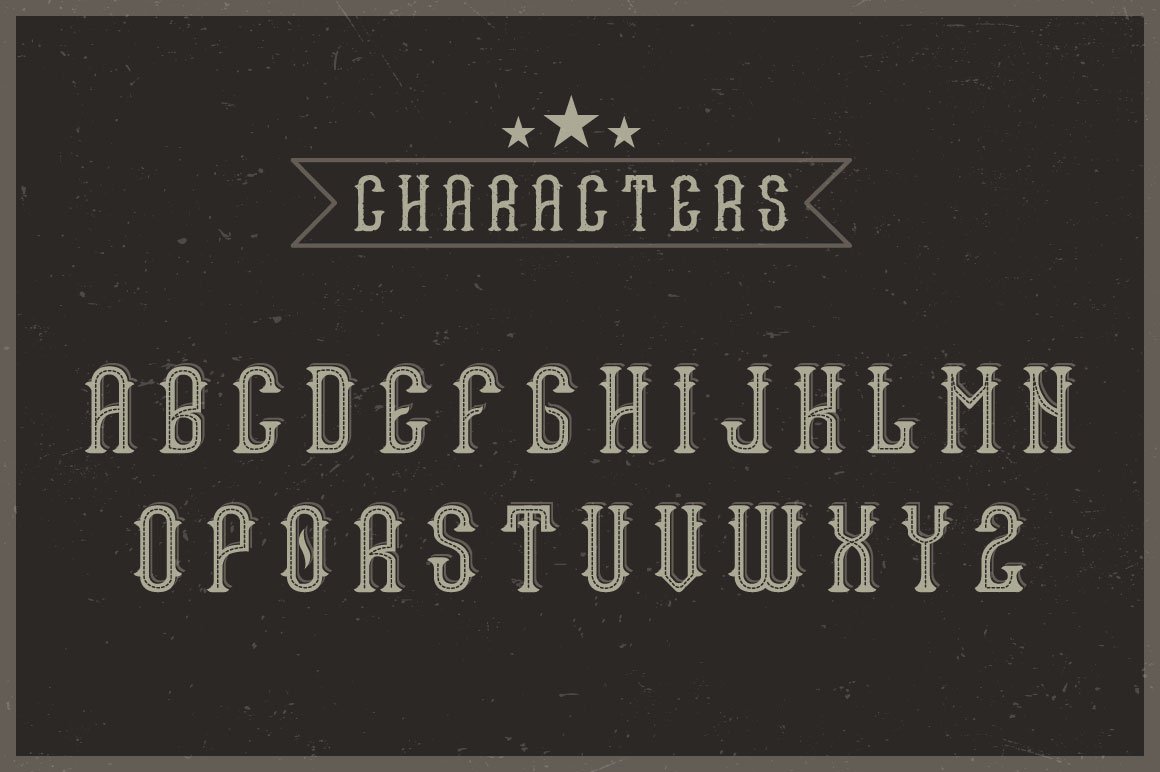 Tennessee Honey label font preview image.