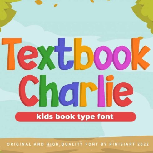 Textbook Charlie – Kids Font cover image.