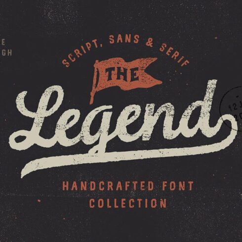 Legend Font trio + Textures cover image.
