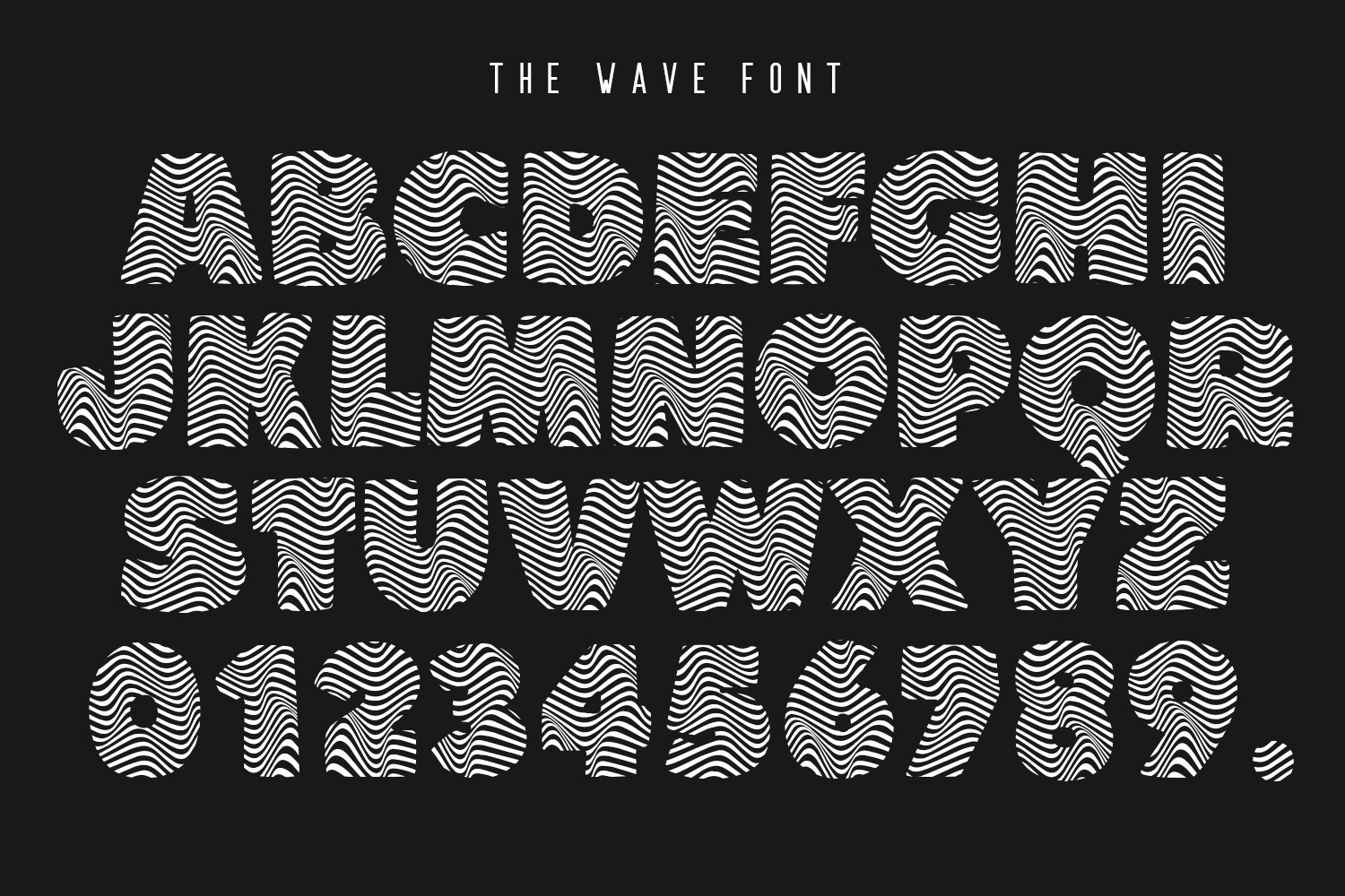 the wave font 2 197