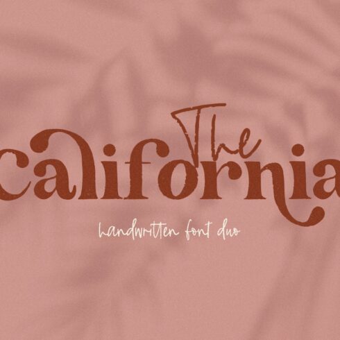The California | Serif Font Duo cover image.