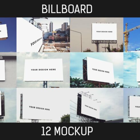 12 Billboard Mockup #3 cover image.