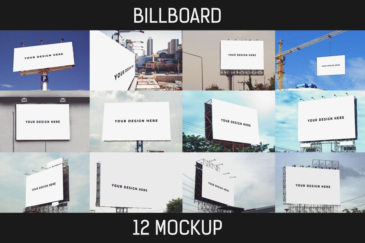 12 Billboard Mockup #3 cover image.