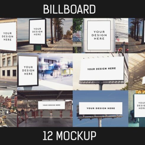 12 Billboard Mockup #2 cover image.