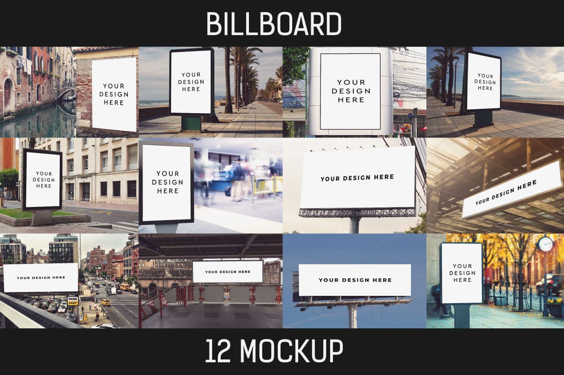 12 Billboard Mockup #2 cover image.