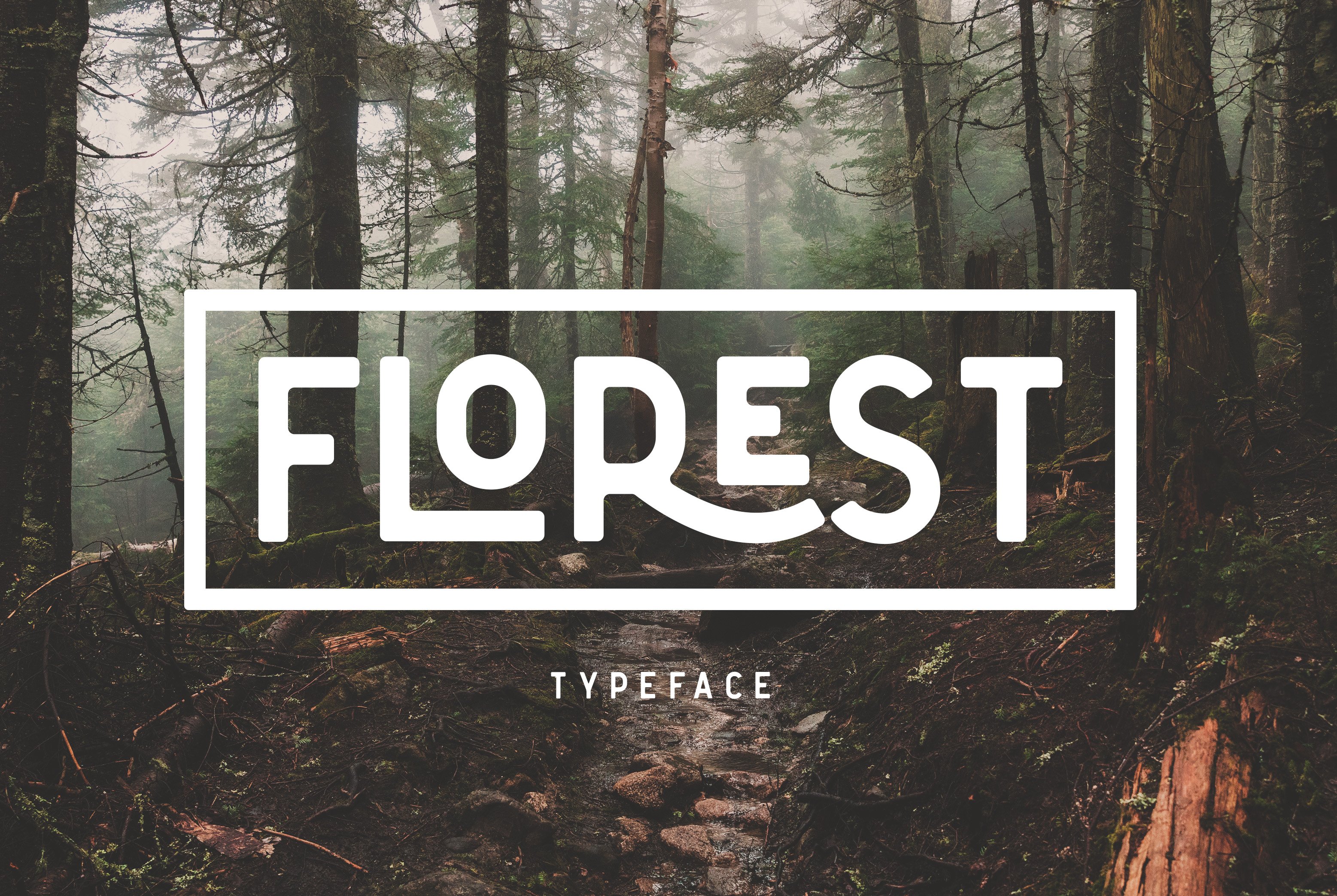 Caferio - The Florest Typeface preview image.