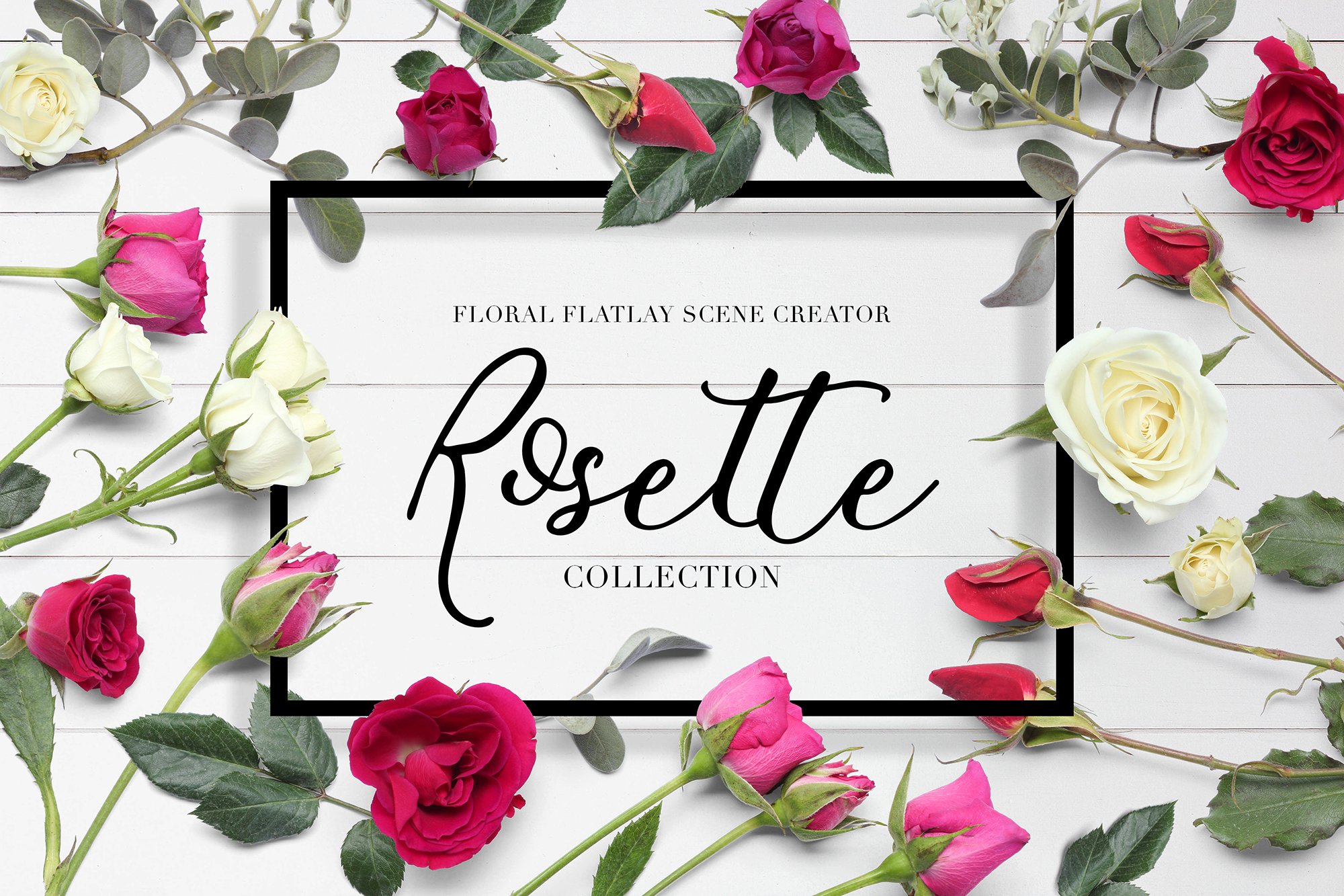 Floral Flatlay Scene Creator Rosette cover image.