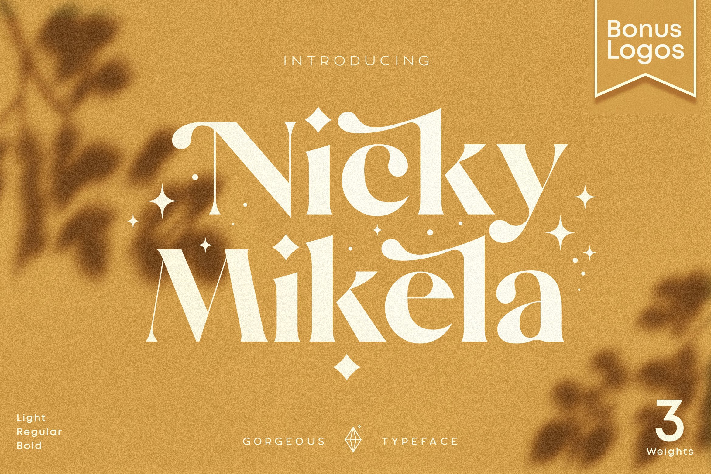 Mikela - Gorgeous Typefaces cover image.